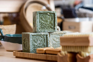 image features block of soap in the Fresk store