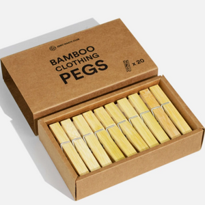 Bamboo Clothing Pegs