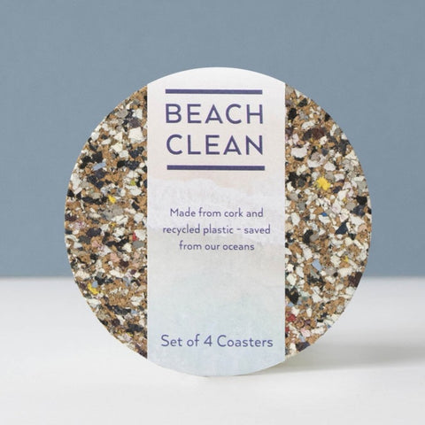 Beach Clean - Round Coasters