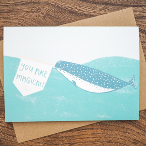 You Are Magical Narwhal Greetings Card