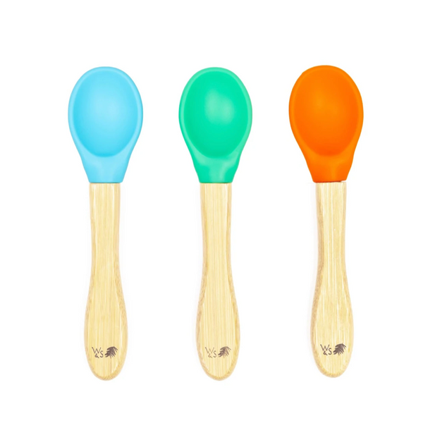 Baby Bamboo Weaning Spoons - Set of 3