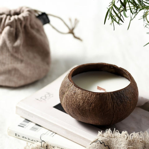 Coconut Shell Scented Candle